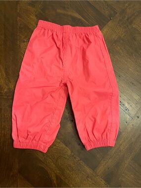 NWOT Calikids Waterproof Rain Pant - Rose